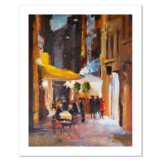Florence Cafe (Print Reproduction)