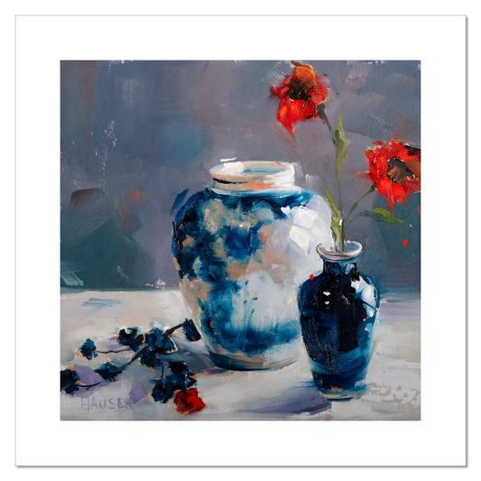 Oriental Vase (Print Reproduction)