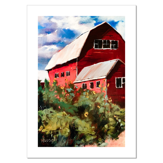 The Sunflower Artist #2 (Print Reproduction)