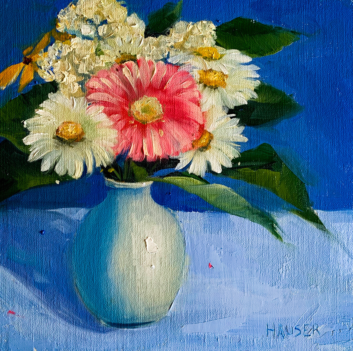 Daisies in Blue
