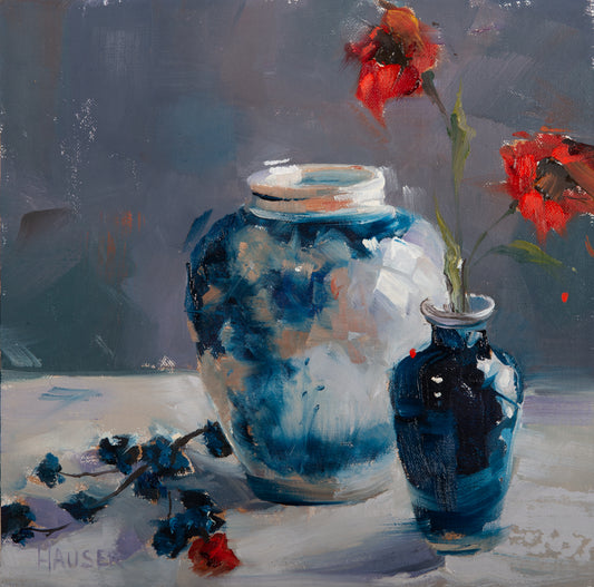 Oriental Vase (Print Reproduction)