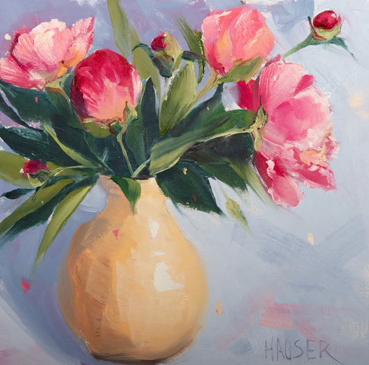 Peonies in Yellow