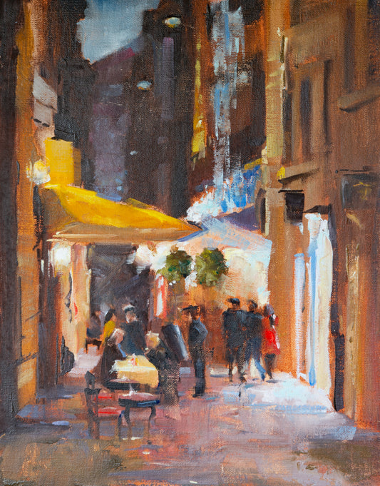 Florence Cafe (Print Reproduction)