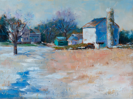 Winter Light in Medina County (Print Reproduction)