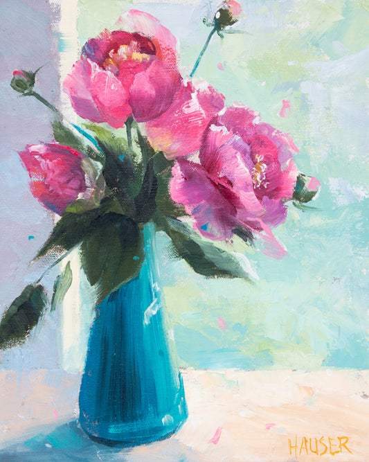 Peonies in the Window