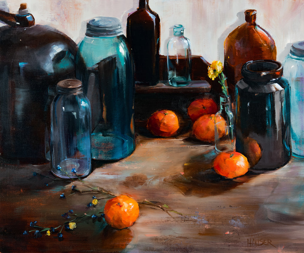Bottles and Halos