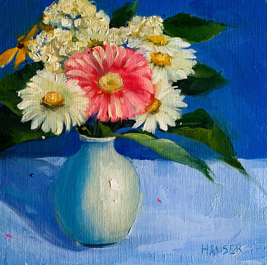 Daisies in Blue