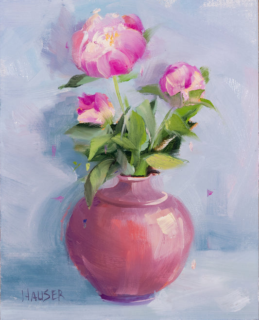 Garden Peonies in Pink