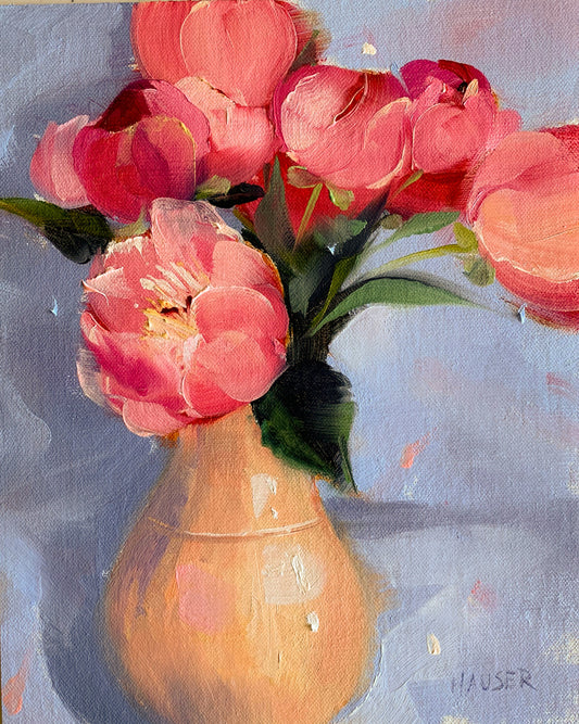 Peonies in Pale Yellow