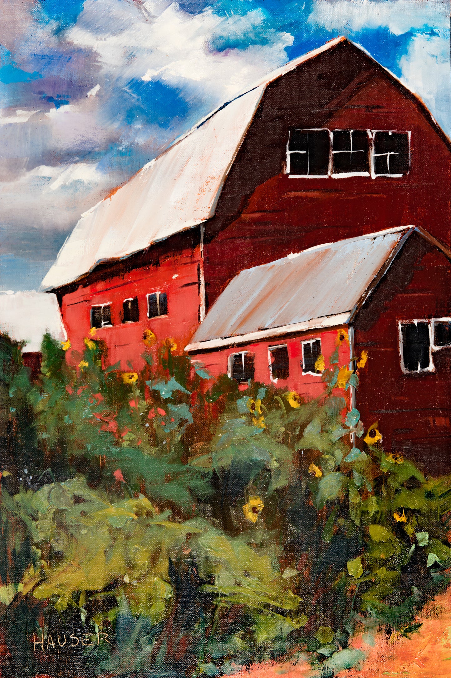 The Sunflower Artist #2 (Print Reproduction)