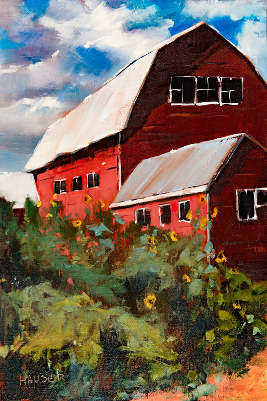 The Sunflower Artist #2 (Print Reproduction)