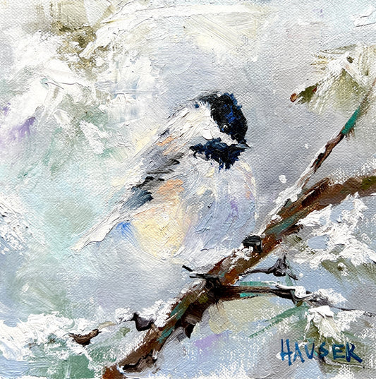 Wintering Chicadee